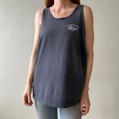1990s Faded Black Butterfield Stop El Paso, Texas Tank Top