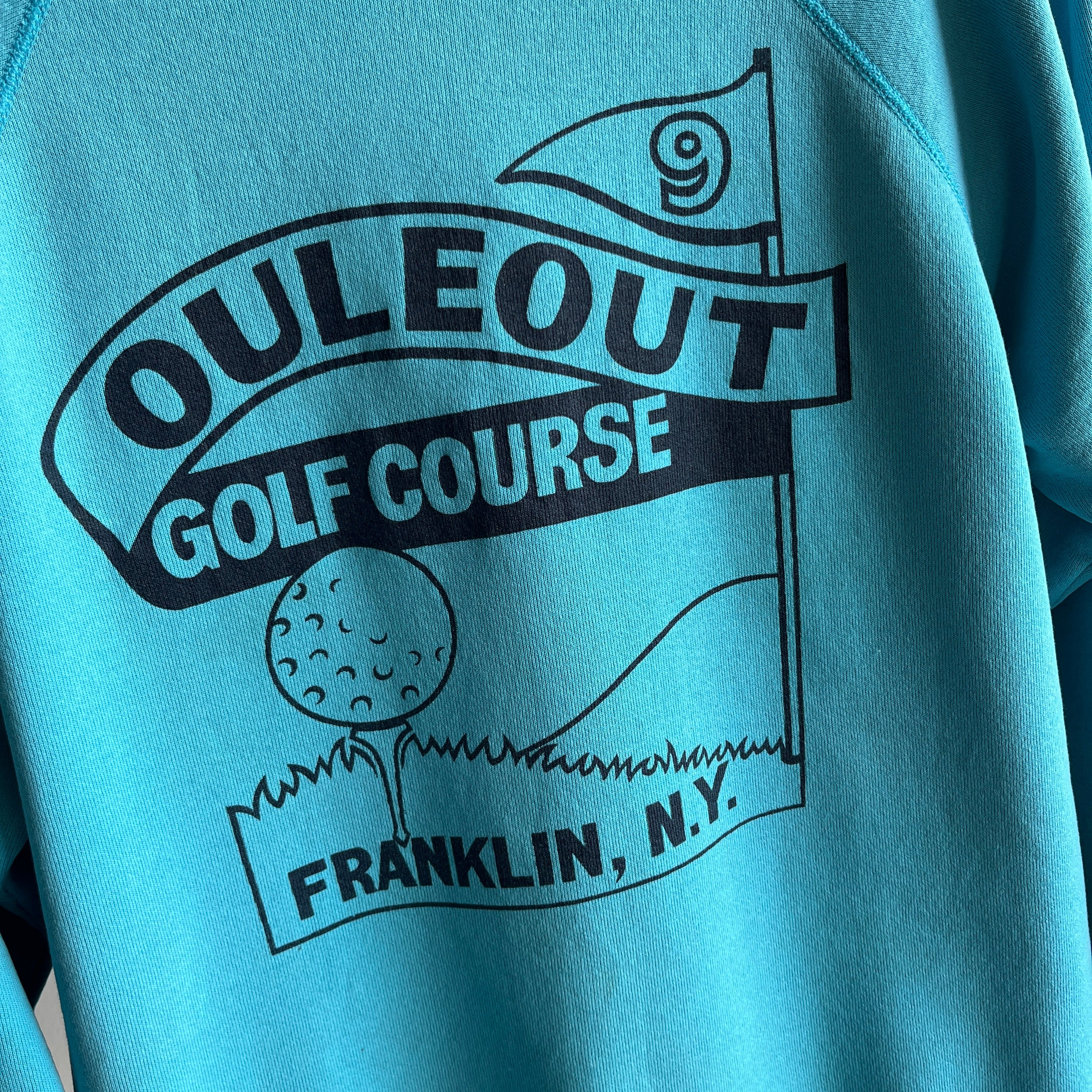 1980/90s Ouleout Golf Course, Franklin New York Sweatshirt