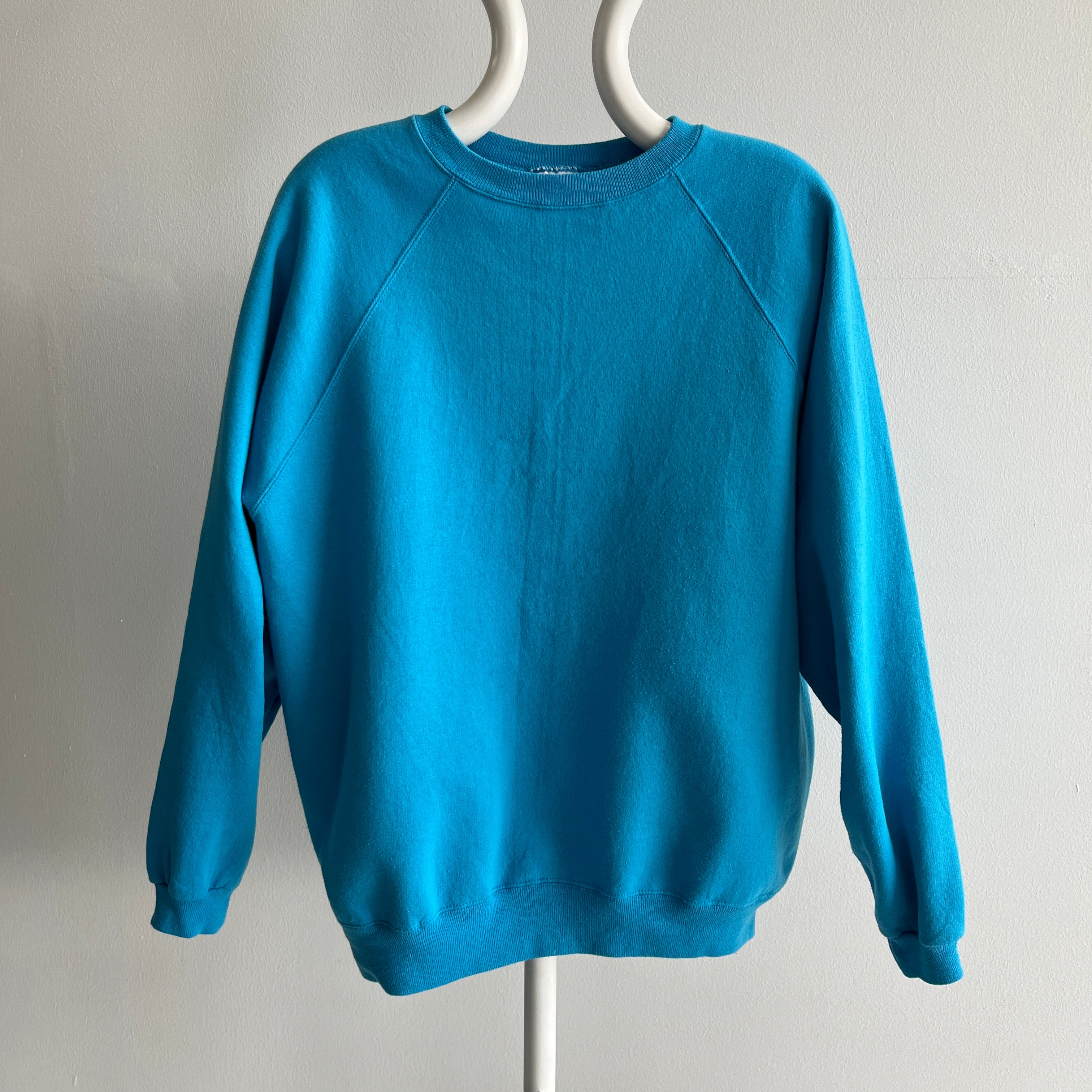 1990s Kingman Turquoise Colored HHW Sweatshirt