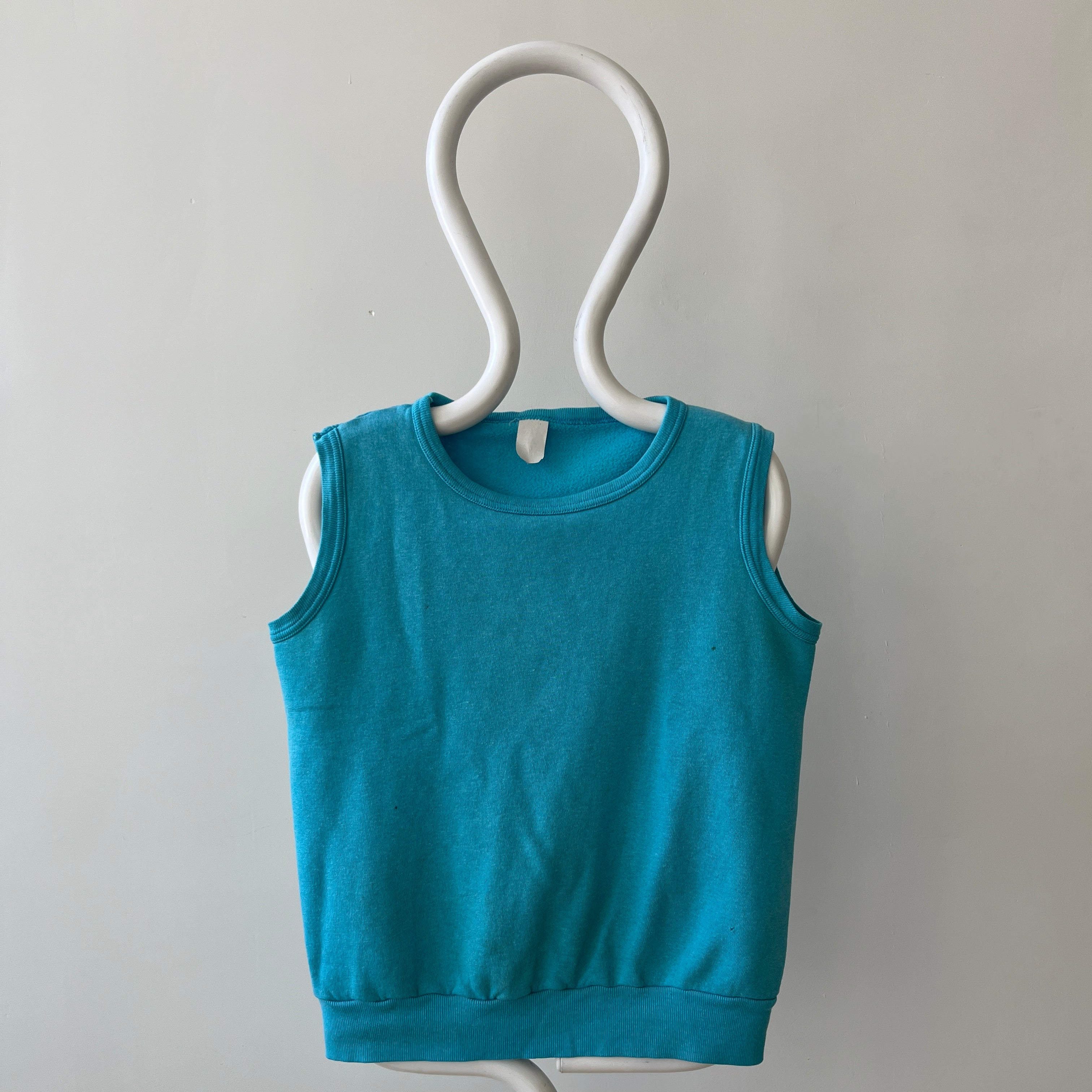 1970s Blank Sweatshirt Tank Top - THIS IS A GEM