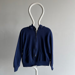 1980s Perfectly Awesome Soft and Slouchy Zip Up Hoodie - Luxury