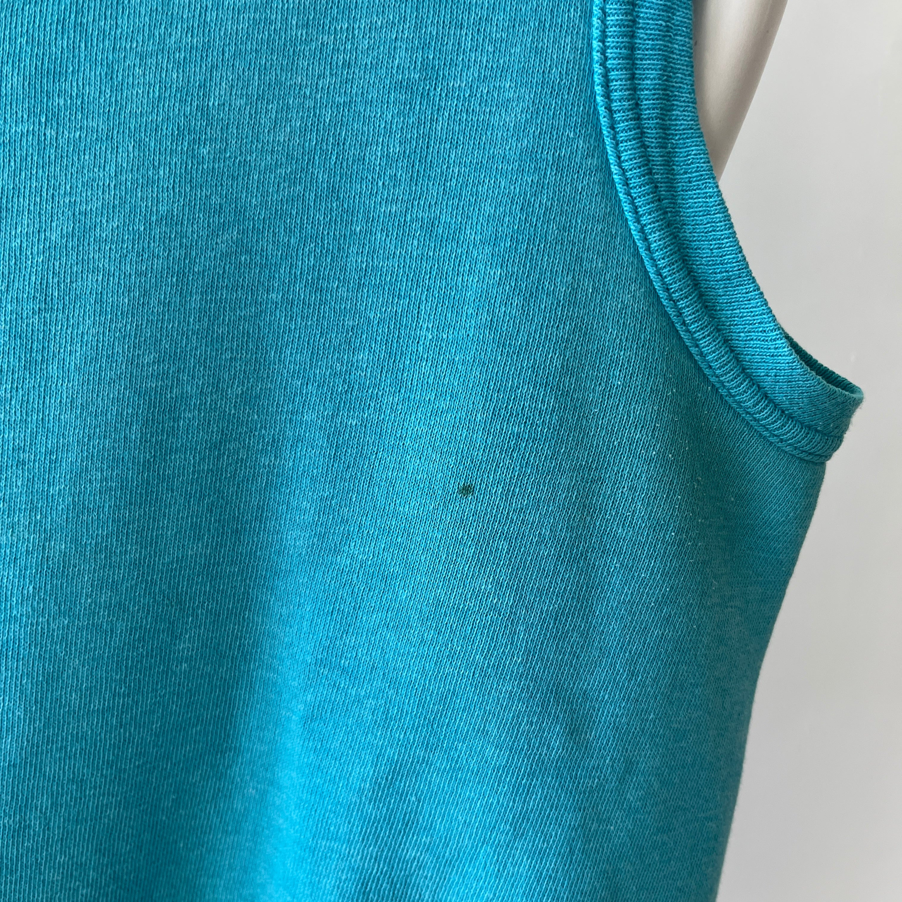 1970s Blank Sweatshirt Tank Top - THIS IS A GEM