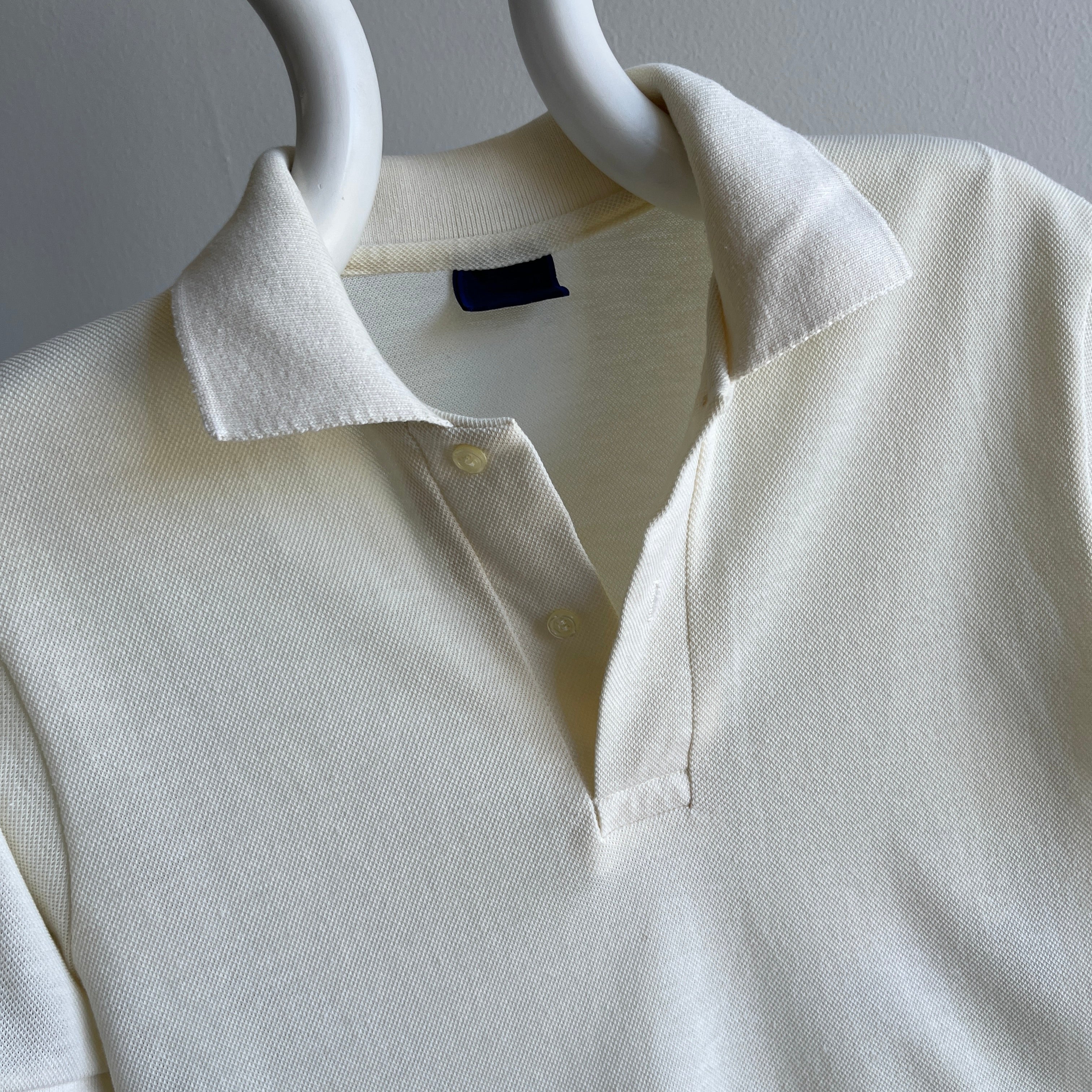 1980s Natural Polo Shirt - Great Shape