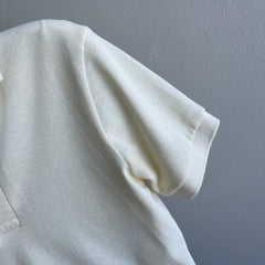 1980s Natural Polo Shirt - Great Shape