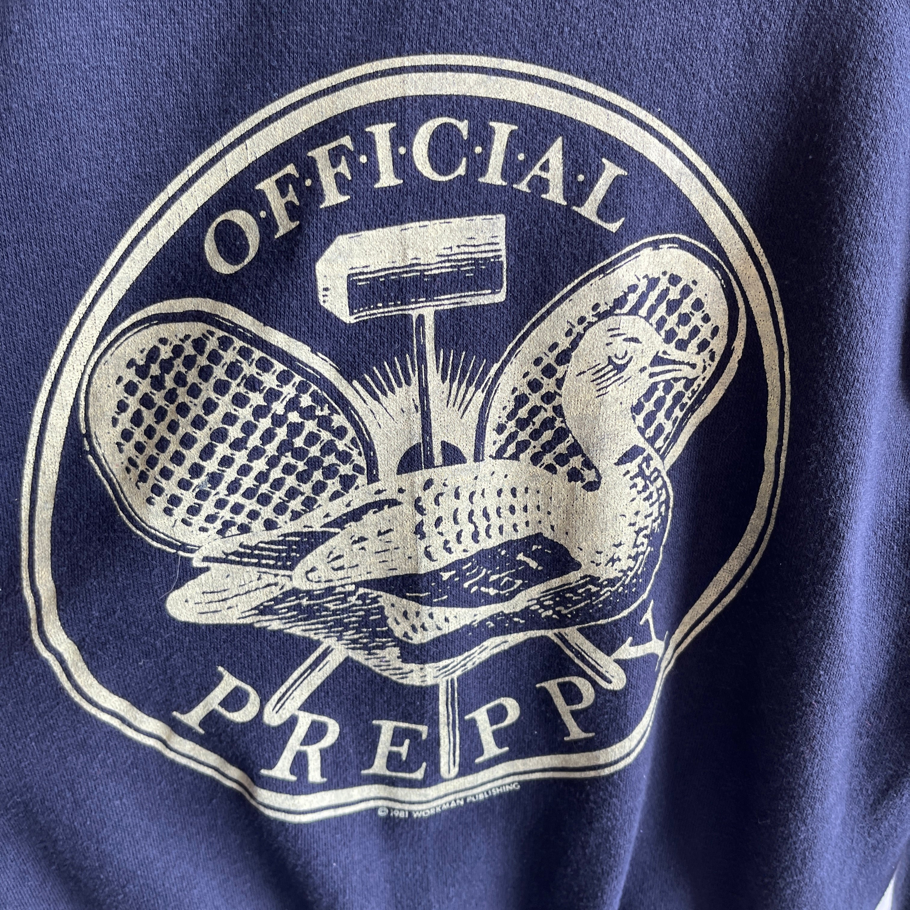 1981 Official Preppy Sweatshirt