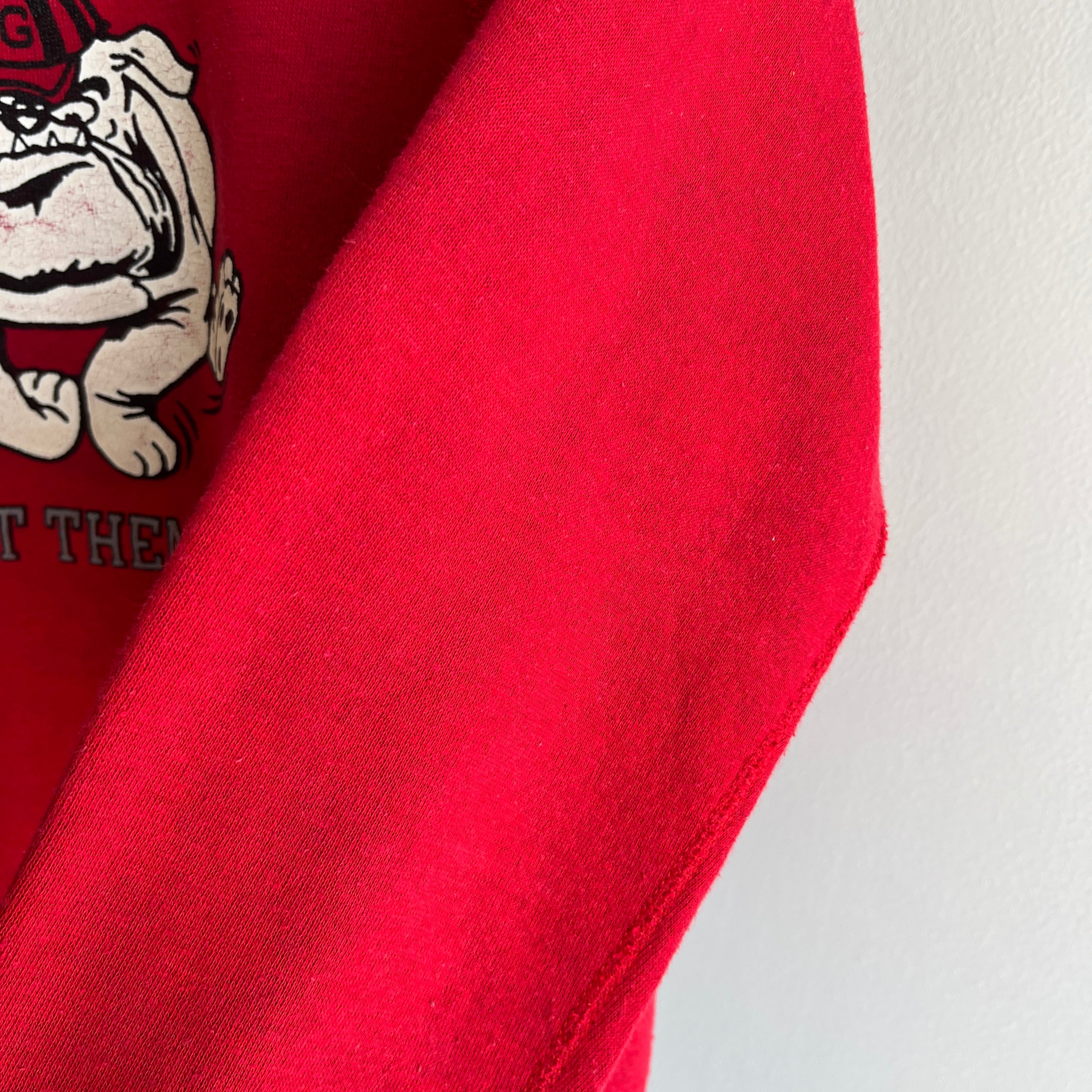 1980s Georgia Bulldogs Front and Back Incredible Sweatshirt