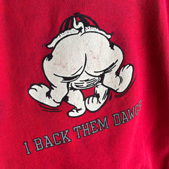 1980s Georgia Bulldogs Front and Back Incredible Sweatshirt