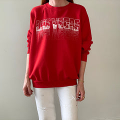 1990s Red Las Vegas Raglan Sweatshirt