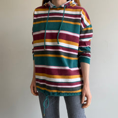 1990s Ooolala Striped Cotton Sweatshirt/Shirt by Gitano!!!