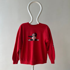 1980s Aerobics Panda Sweatshirt