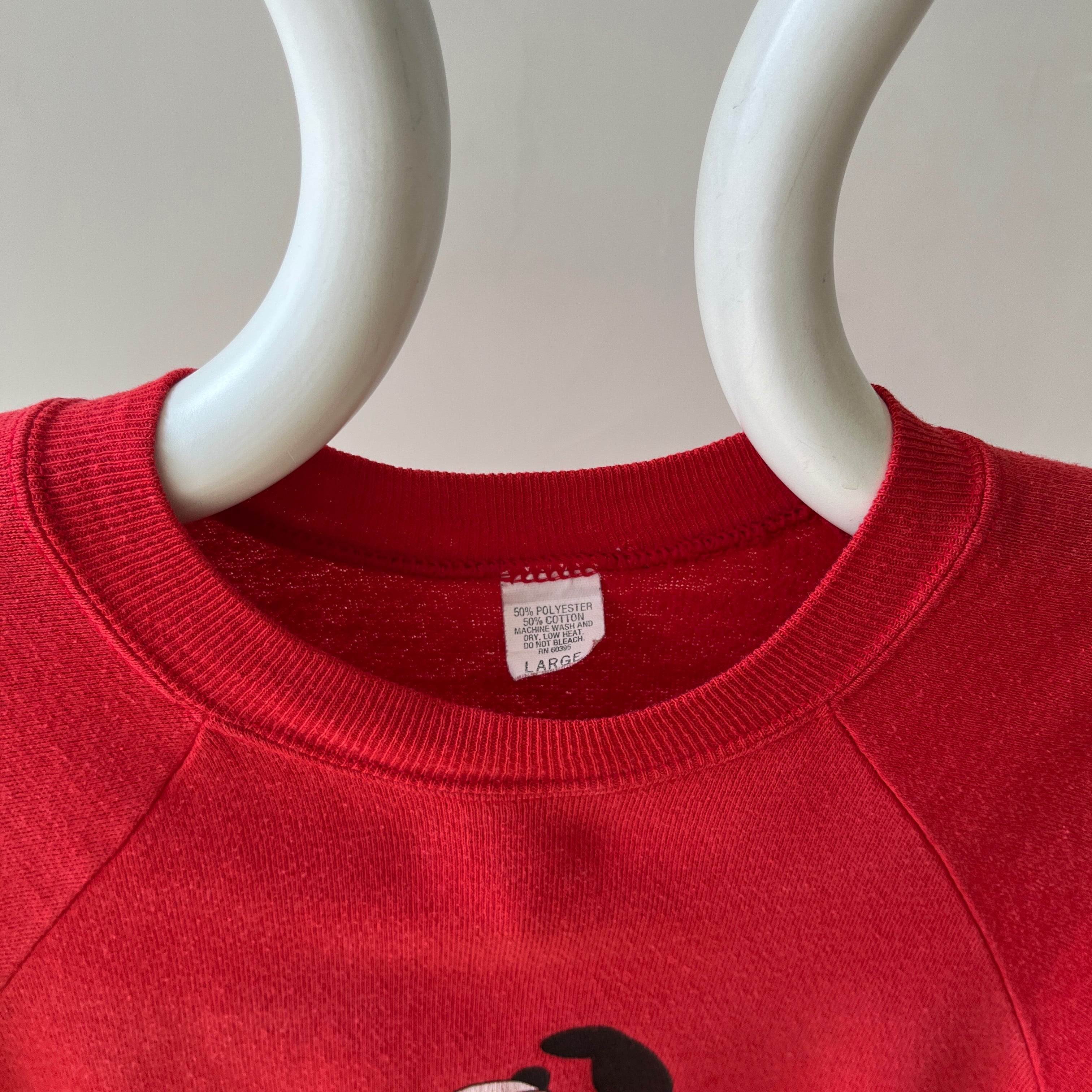 1980s Aerobics Panda Sweatshirt