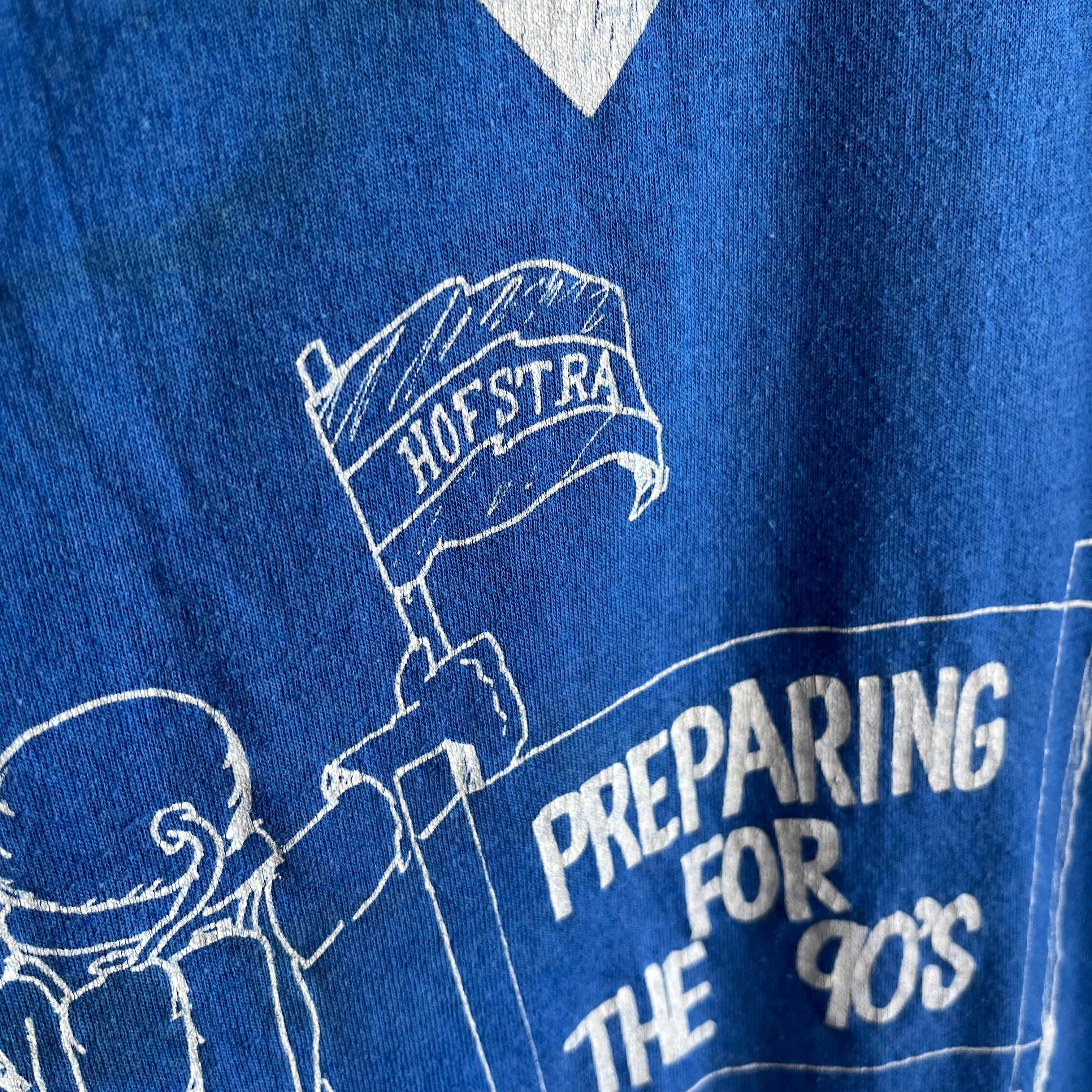 1990 Hofstra - Start Preparing for the 90's T-Shirt
