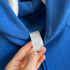 1980s Perfectly Worn Royal Blue Hoodie - Dreamy