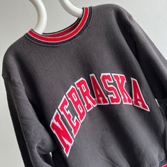 1980s Nebraska Reverse Weave Sweatshirt - Go Corn Huskers!