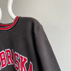 1980s Nebraska Reverse Weave Sweatshirt - Go Corn Huskers!