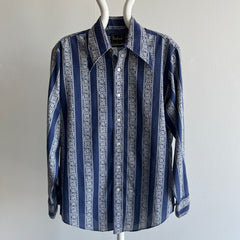 1970s Bandana Lightweight Cotton Button Up Shirt - THIS!!!!