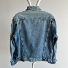 1980s Thrashed Guess Jeans Denim Jacket - USA Made