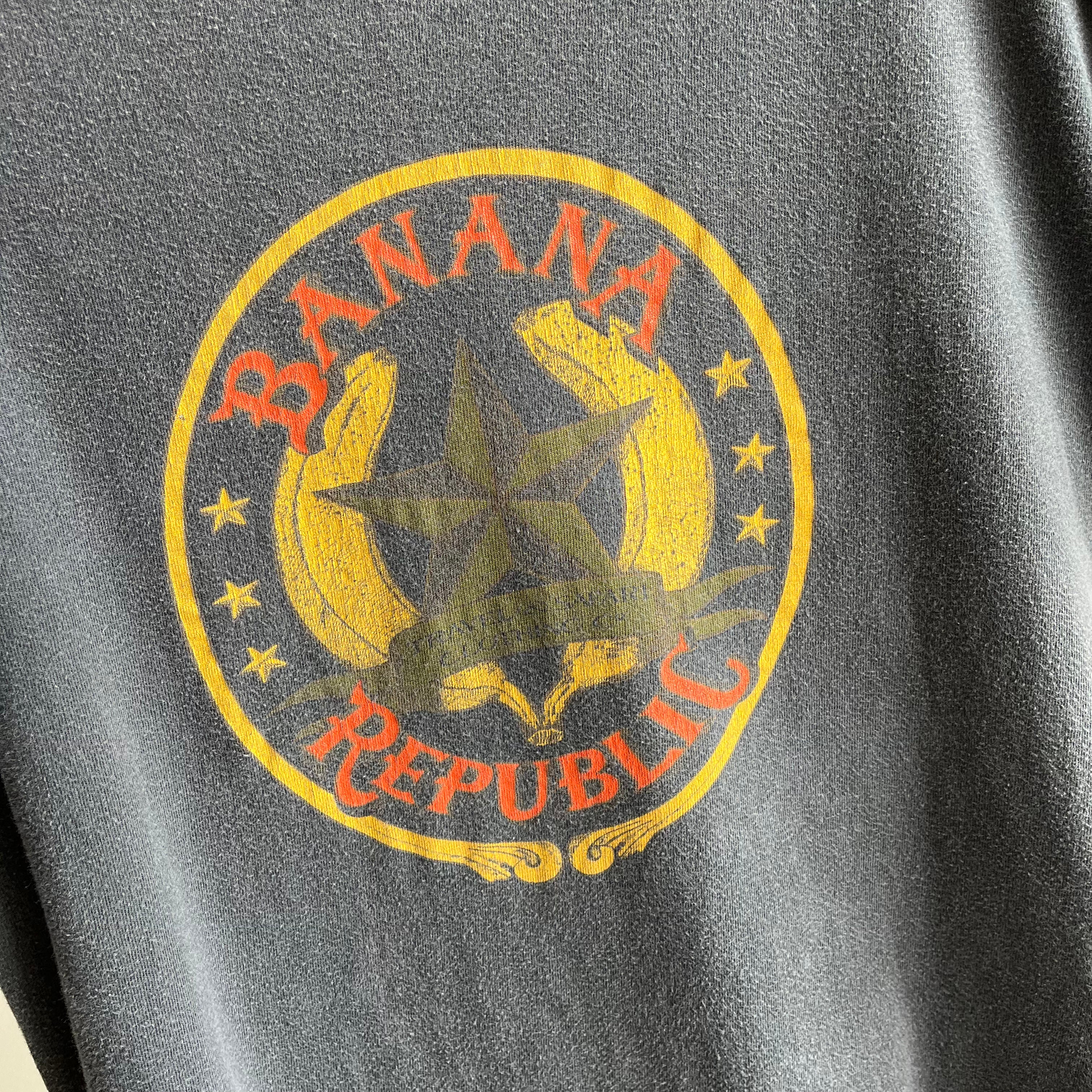 Pre 1983 OG USA Made Banana Republic Travel & Safari Clothing Company T-Shirt