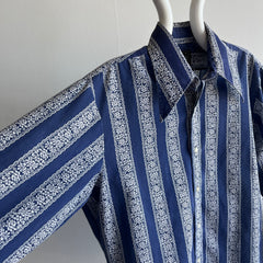 1970s Bandana Lightweight Cotton Button Up Shirt - THIS!!!!