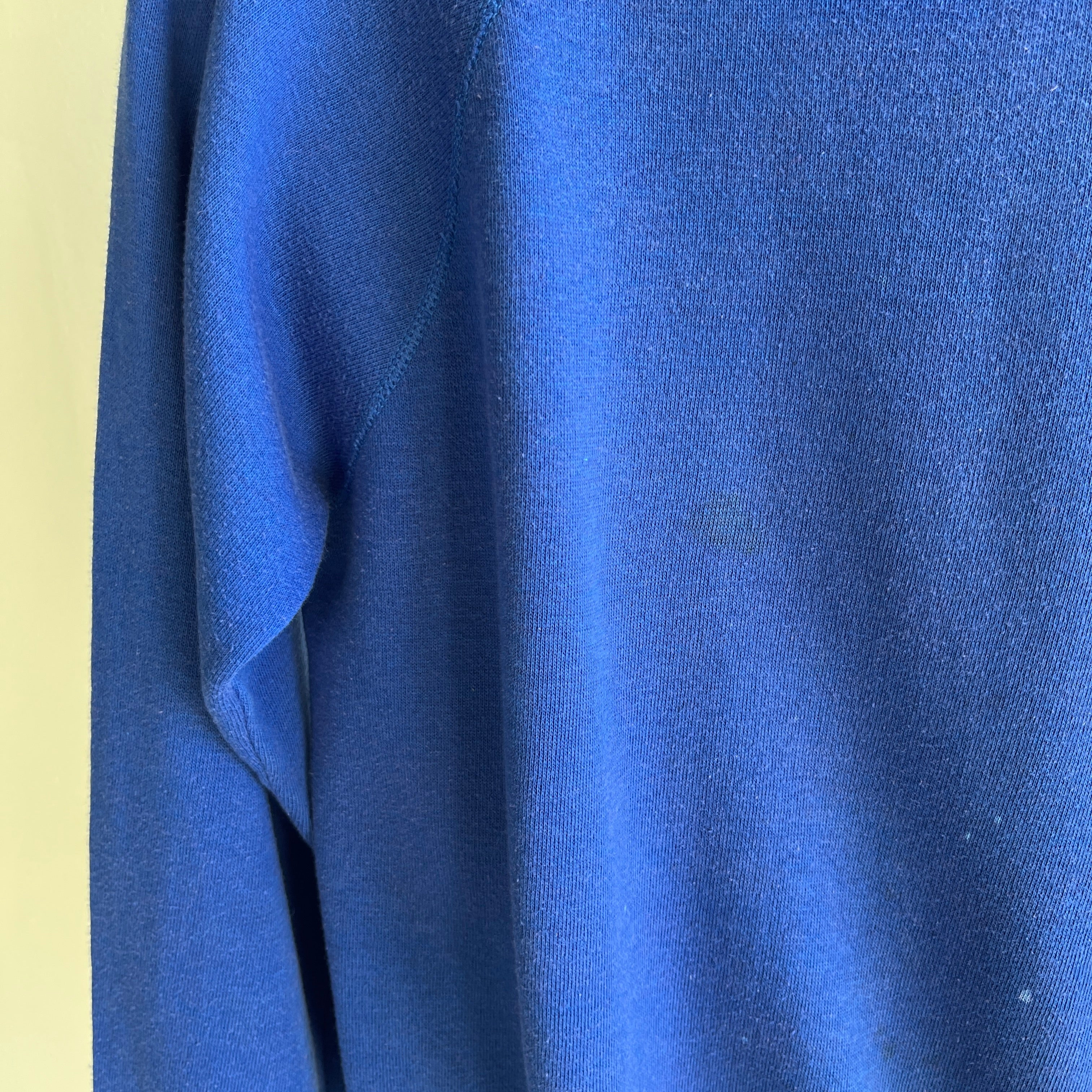 1980s St. John's Bay Royal/Navy Sweatshirt - The Softest