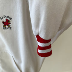 1980s Illinois State Snap Front Baseball Jacket/Sweatshirt