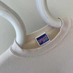 1980s Blank Natural/Off White Sweatshirt