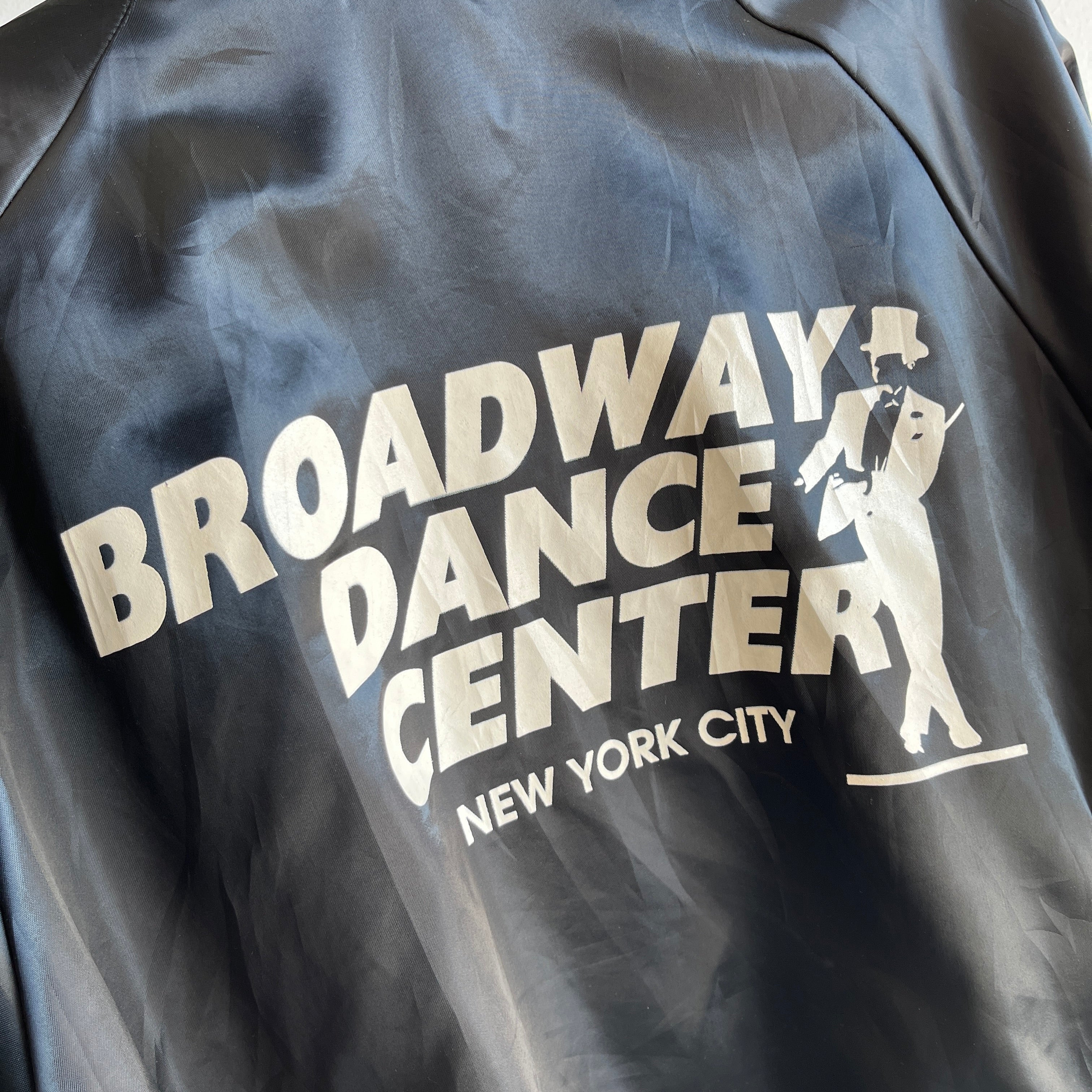 1970/80s Broadway Dance Center, New York - Nylon Baseball Jacket