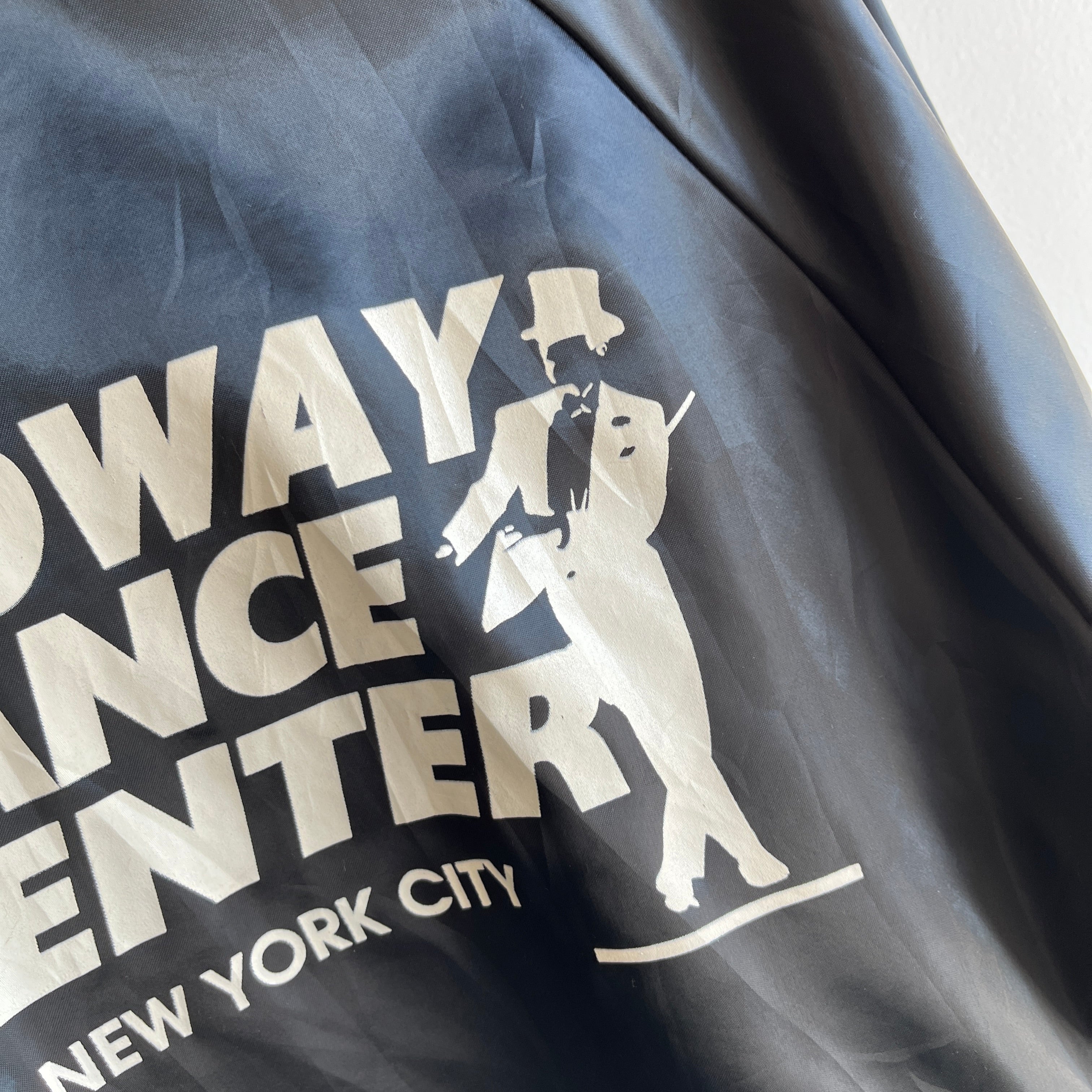 1970/80s Broadway Dance Center, New York - Nylon Baseball Jacket