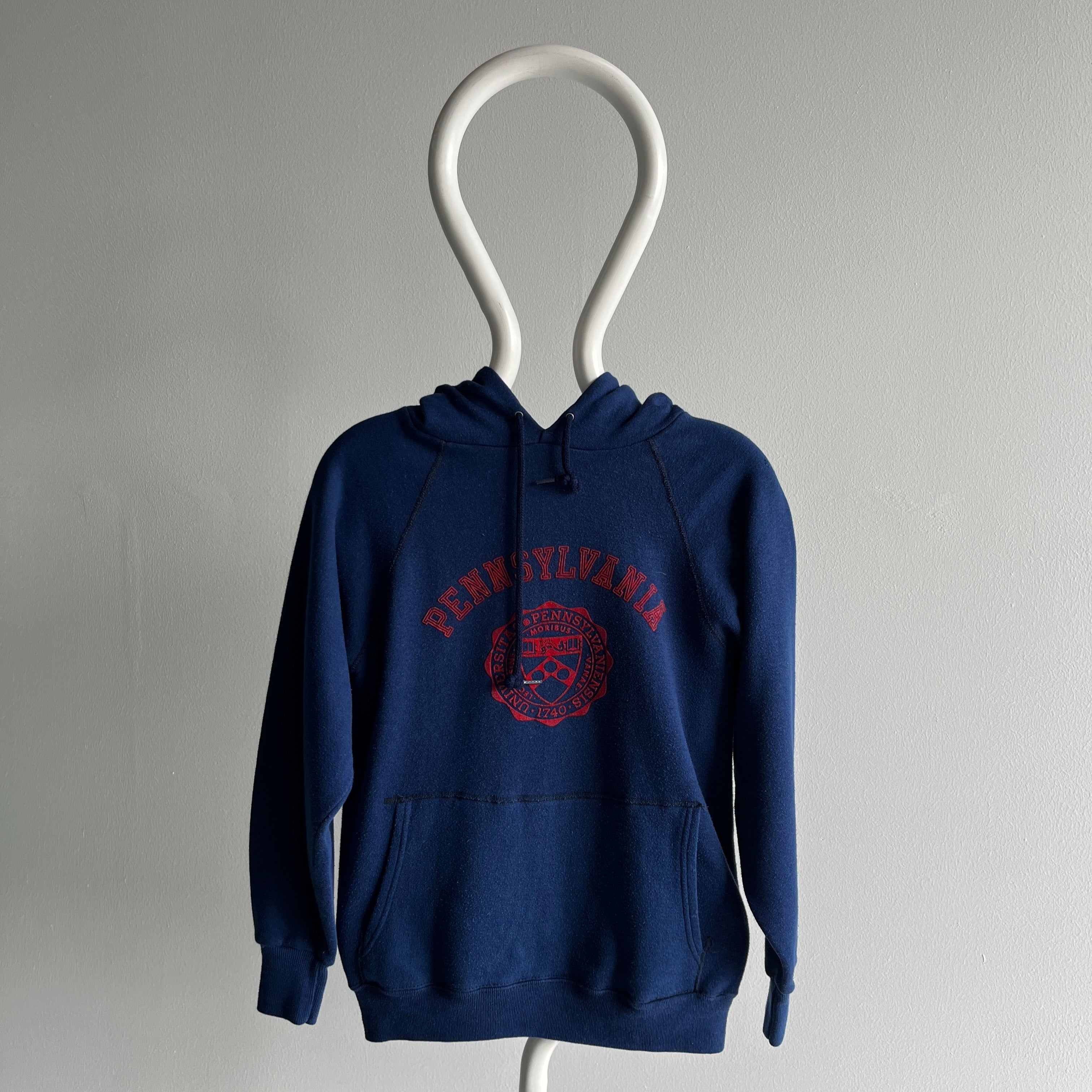 1970/80s University of Pennsylvania Pullover Hoodie by Artex - So Soft