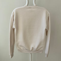 1980s Blank Natural/Off White Sweatshirt