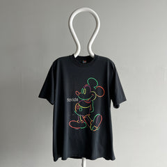 1980/90s Neon Mickey T-Shirt