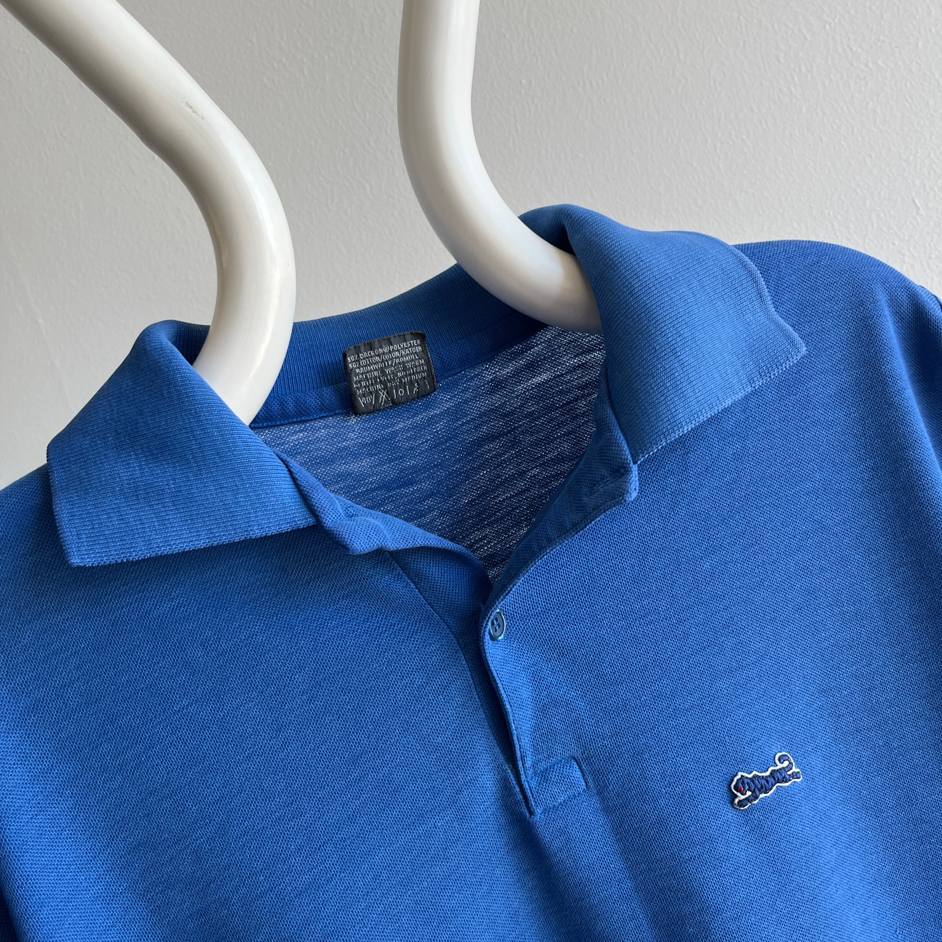 1980s Le Tigre Dodger Blue Polo Shirt