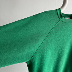 1990s Irish Spring Green Raglan Sweatshirt by Tultex