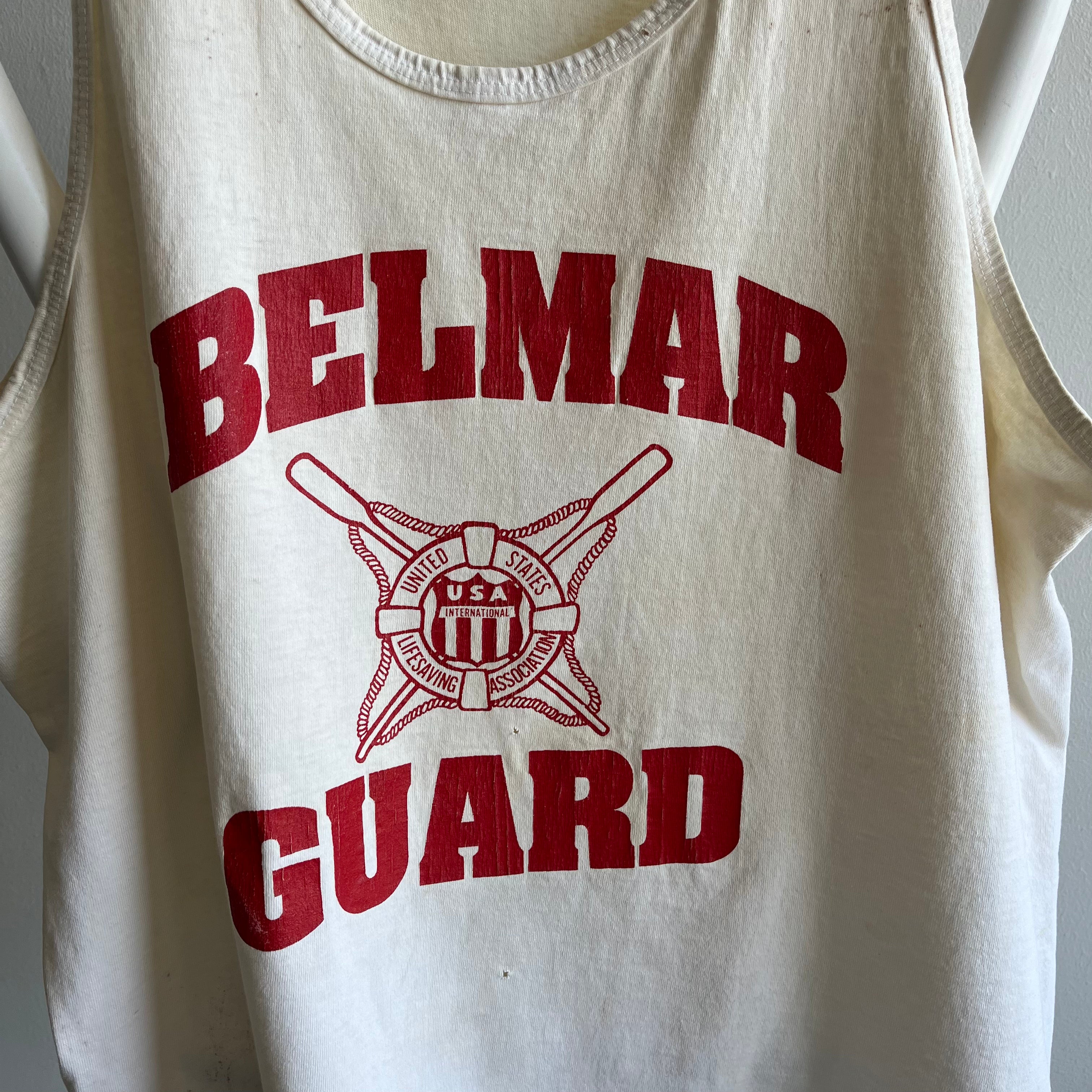 1980s Belmar Lifeguard Aged to Imperfection Tank Top