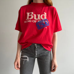 1980s Bud - The King Of Beers - Cotton T-Shirt