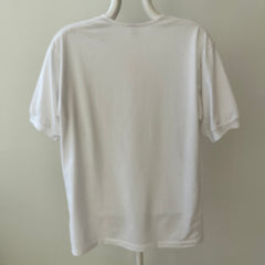 1990s Blank White Henley T-Shirt