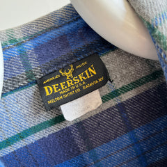 1980/90s Deerskin Brand American Made Medium Weight Cotton Flannel