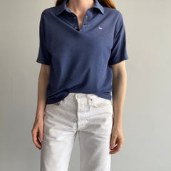 1970/80s Lee Brand Beat Up and Sun Faded Polo Shirt with Snaps!