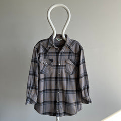 1990s Key Flannel with Shorter Long Sleeves