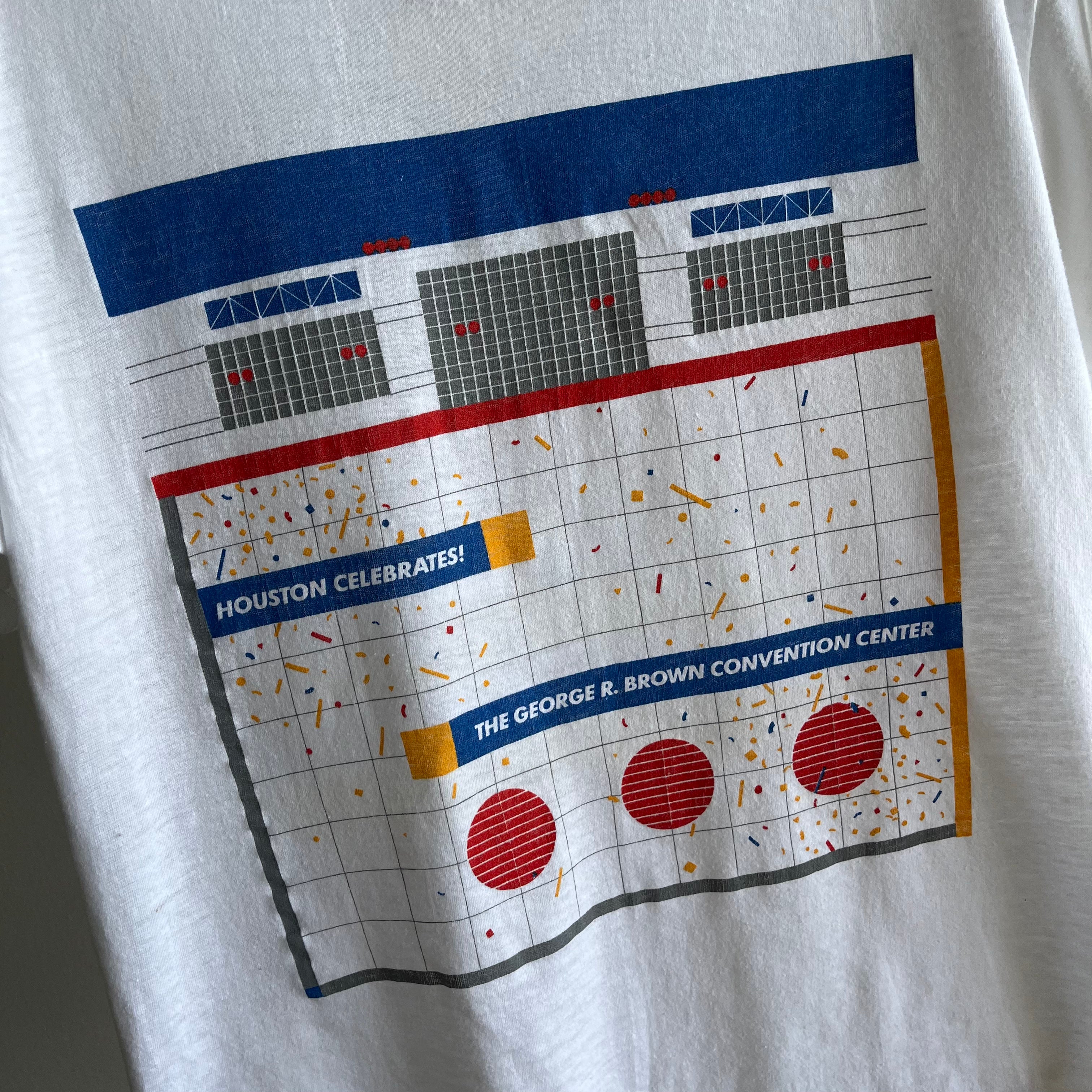 1980s Houston Celebrates The George R. Brown Convention Center T-Shirt
