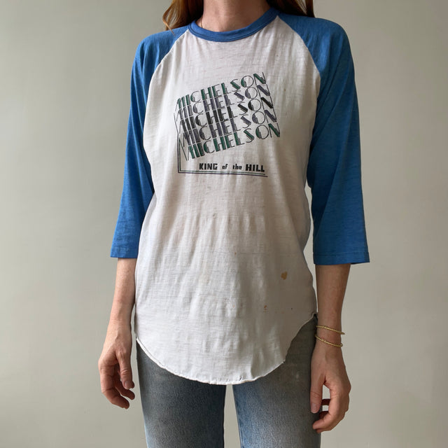 1983 Michelson King Of The Hill Champions Baseball T Shirt