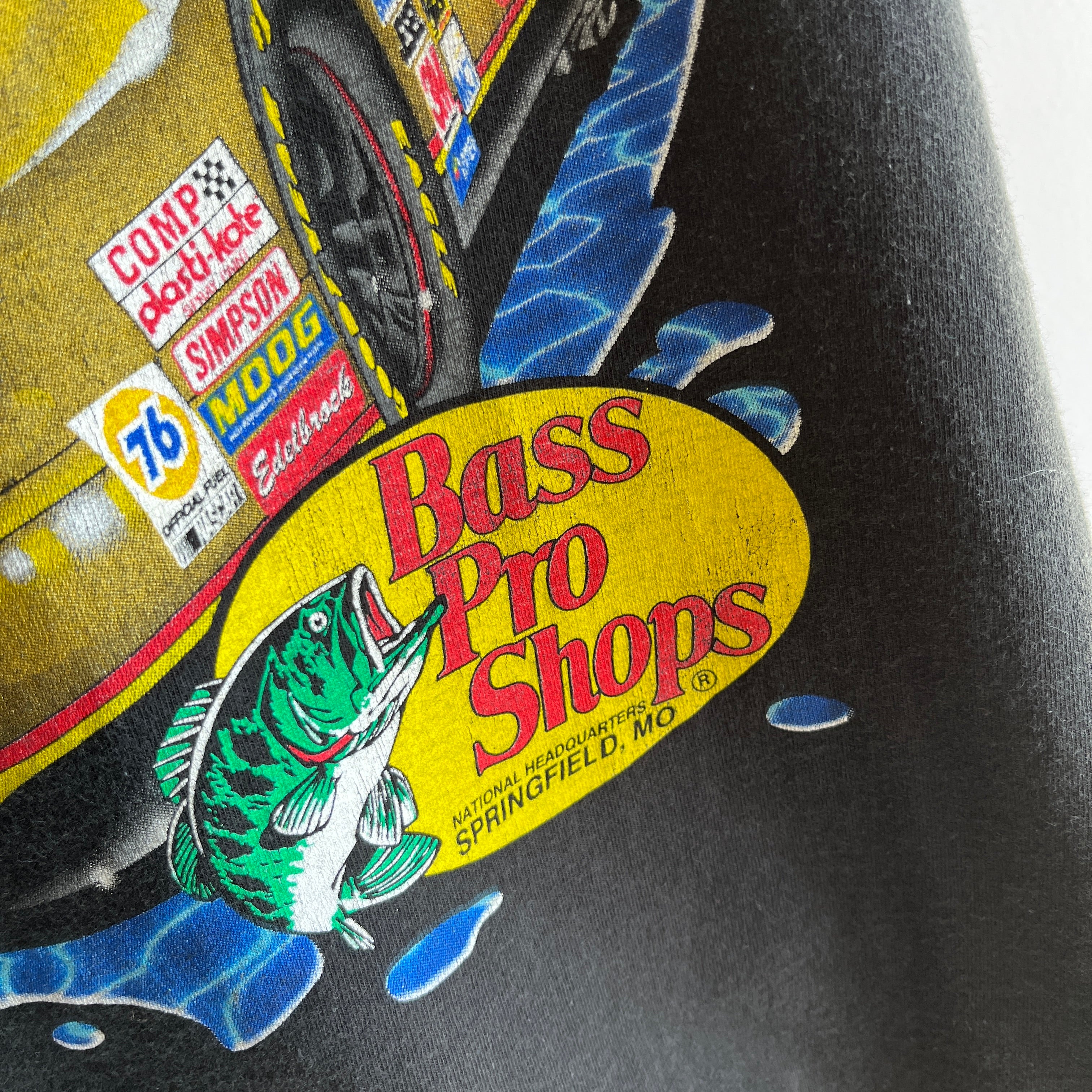 2000s NASCAR Dale Earnhardt Bass Pro Shops Front and Back T-Shirt