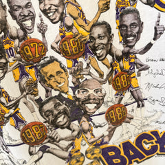 1987-88 Lakers World Champs Collectible T-Shirt