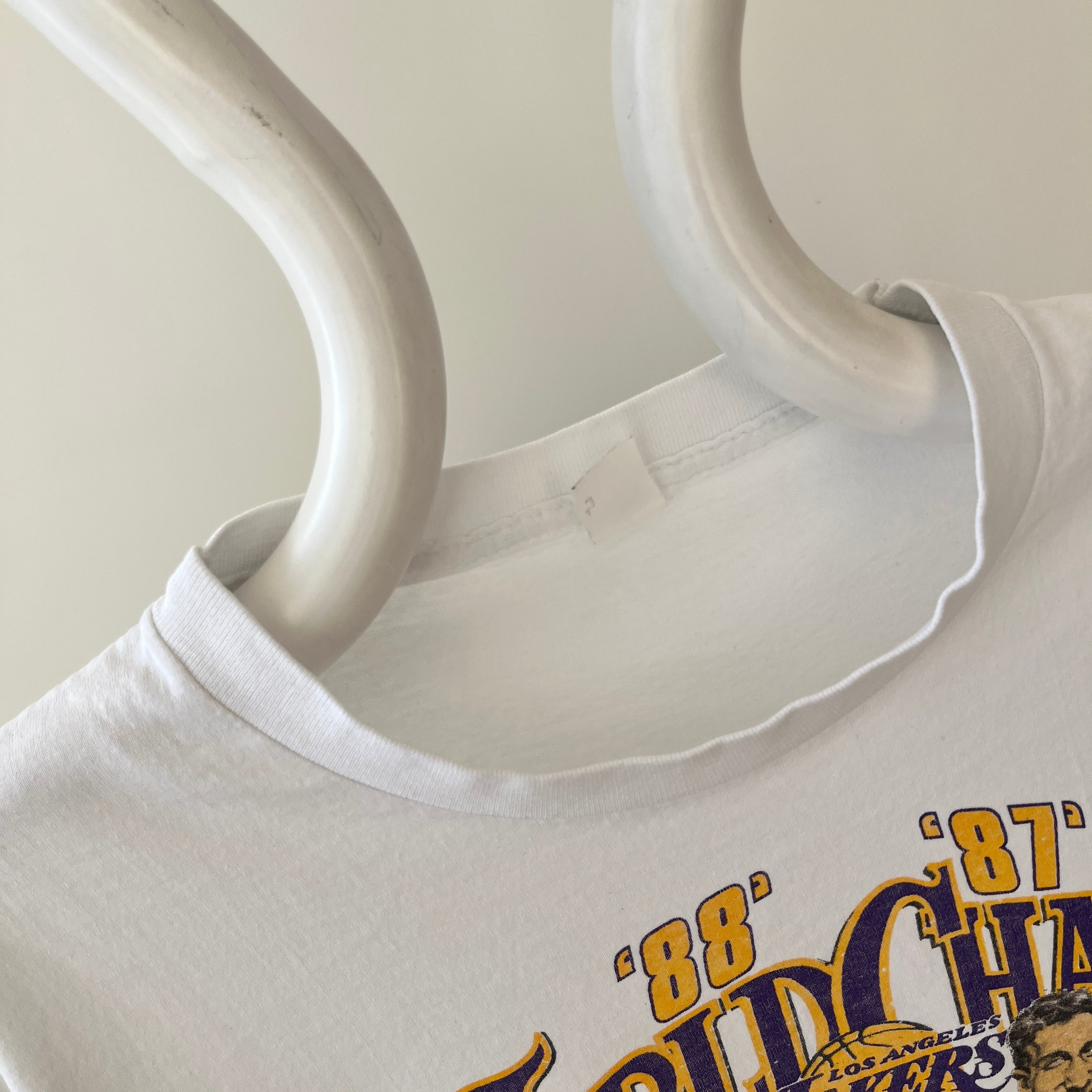 1987-88 Lakers World Champs Collectible T-Shirt