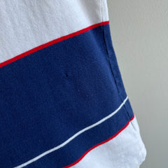 1970s Red White and Blue Soft Cotton Tank