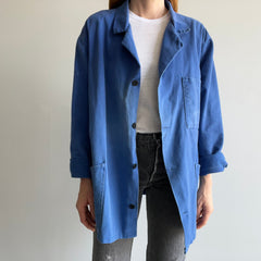 1970/80s French Blue Soft Cotton Chore Coat