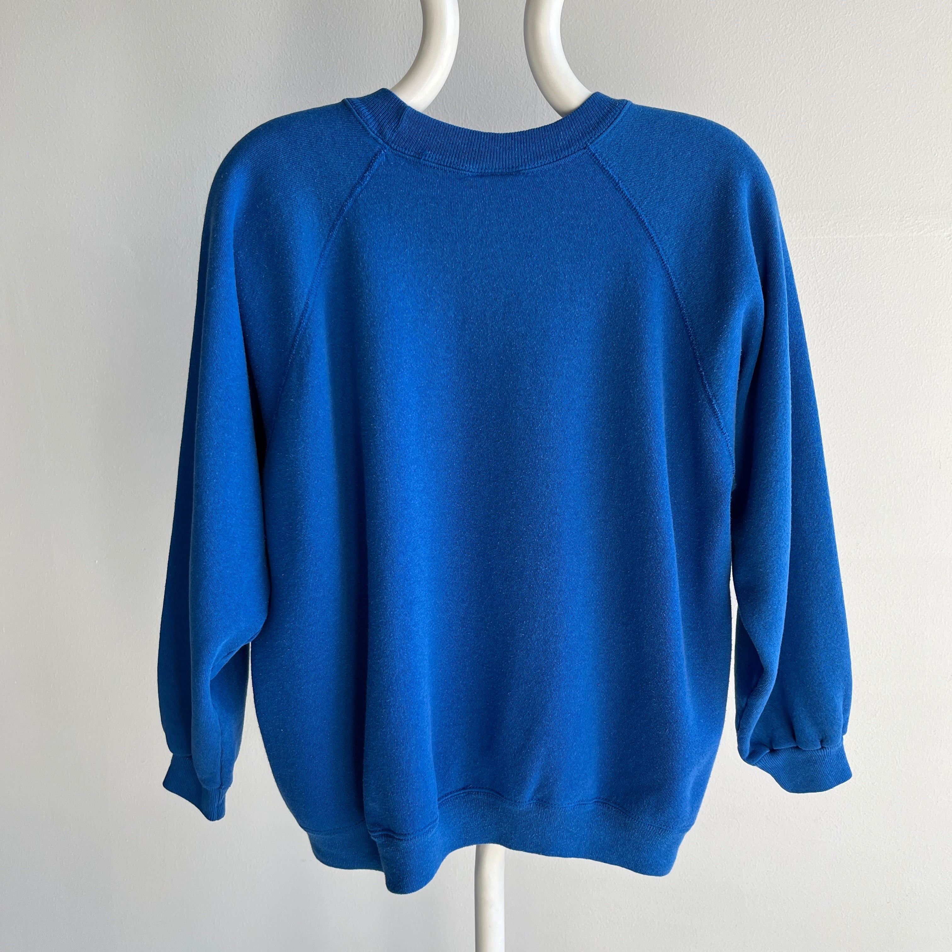 1990s Hanes Her Way Soft Blue Splendid Ragaln Sweatshirt