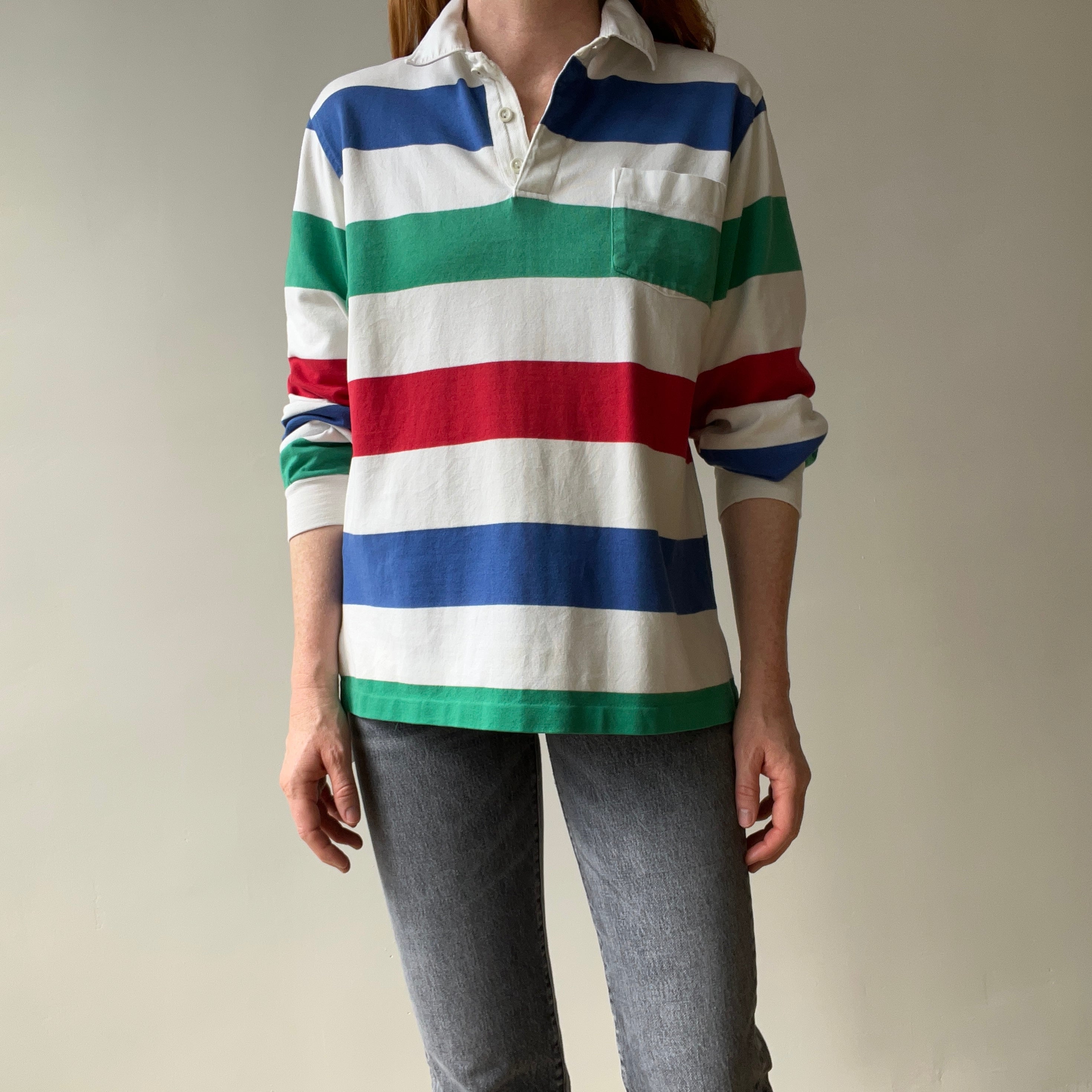 1980s Striped Pocket Rugby !!!