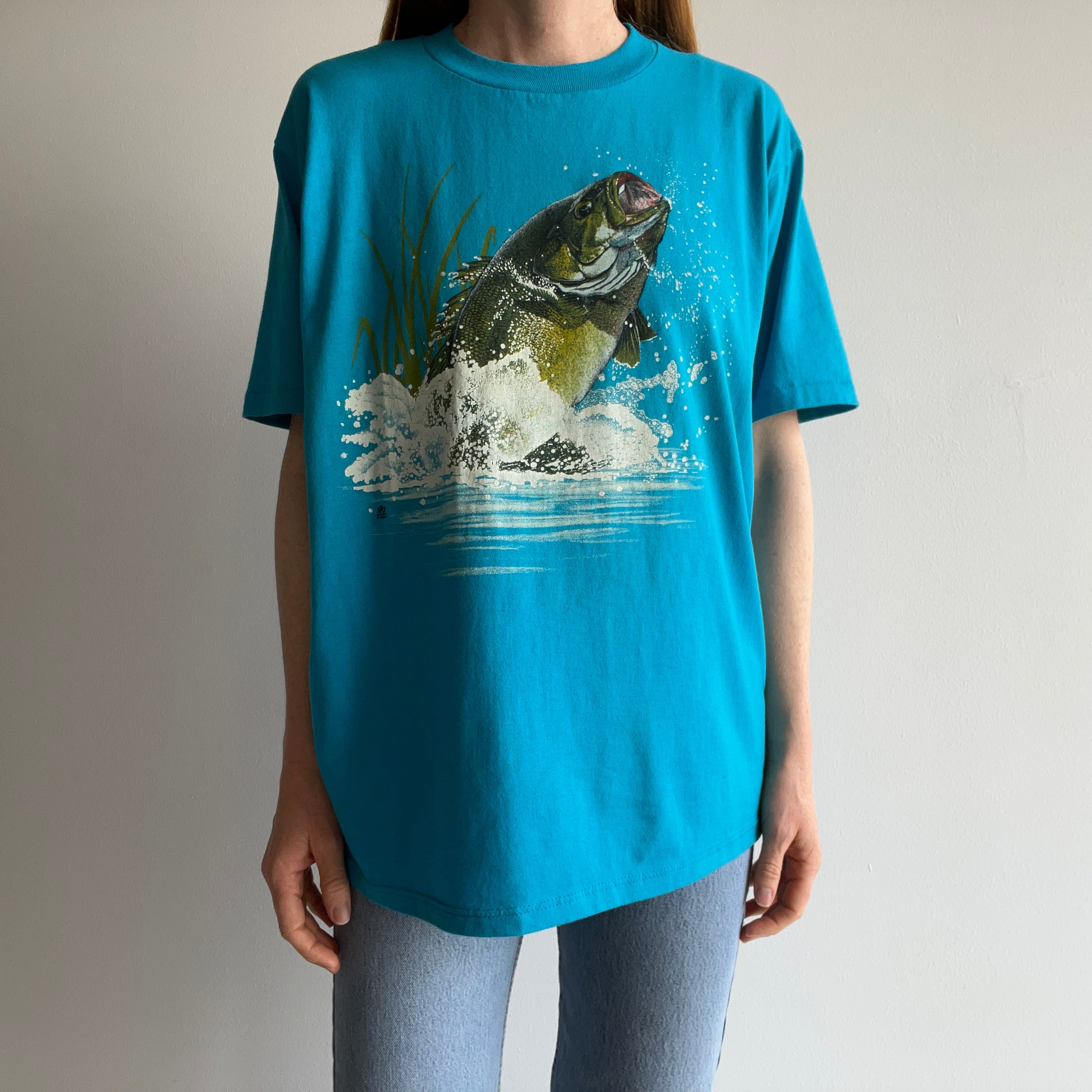 1997 Fish T-Shirt - Is It A Bass? No Clue, But It's Awesome