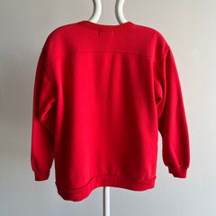 1980s Red Cardigan Sweatshirt - YES